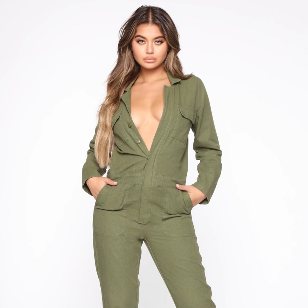 Fashion Nova Boiler Jumpsuit
